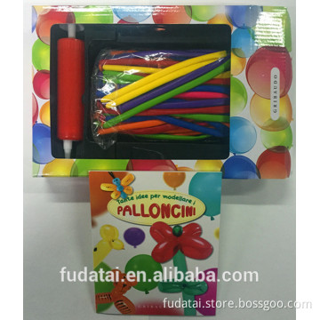 FDT customized Ballon stationery set assembling with booklet and box printing
